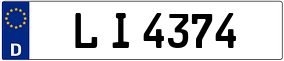 Truck License Plate
